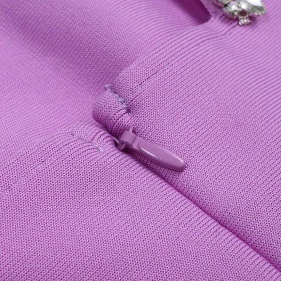 Stunning PURPLE Asymmetric Cocktail Dress 😍 | Size: M - Picture 8 of 10